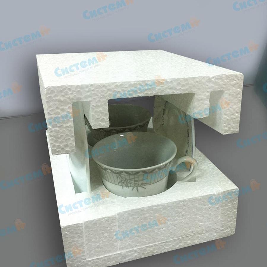 Пенопластовая упаковка для фарфоровой посуды Пенопластовая упаковка для фарфоровой посуды